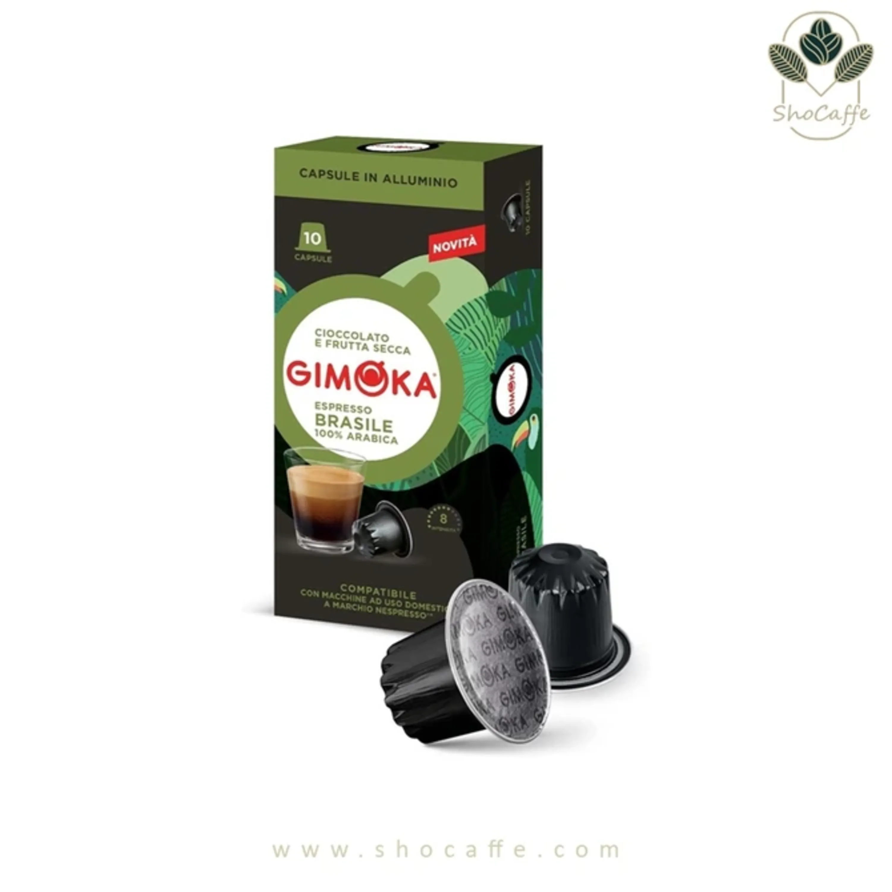 کپسول قهوه نسپرسو جیموکا مدل برزیل شکلات Gimoka Cioccolata Brasile کپسول قهوه نسپرسو جیموکا مدل برزیل شکلات Gimoka Cioccolata Brasile